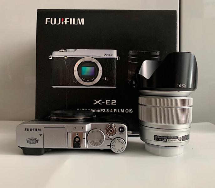 กล้อง Fuji XE2 พร้อมเลนส์ 16-50mm สภาพดี อุปกรณ์ครบกล่อง
